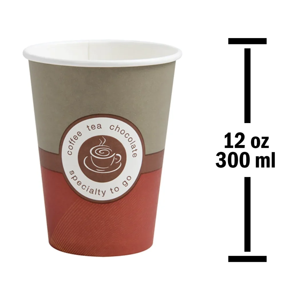 12oz custom paper coffee cups